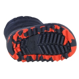 Pantofi Crocs Classic Neo Puff Boot pentru copii mici 207683-410 albastru 3