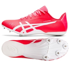 Pantofi Asics Hypersprint 8 sprint 1093A197 702 cu vârfuri roz roz 6