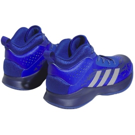 Pantofi de baschet adidas Cross Em Up 5 K Wide W HQ8495 albastru albastru 4