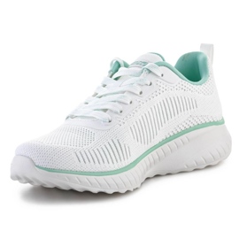 Pantofi Skechers Bobs Squad Chaos Parallel Lines W 117212-OFWT alb 7