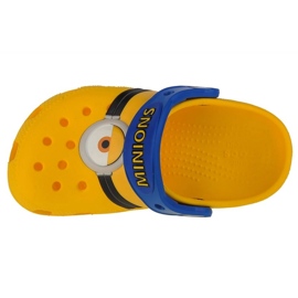Saboți Crocs Fun Lab Classic I Am Minions Toddler Clog 206810-730 șlapi galben 6
