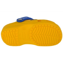 Saboți Crocs Fun Lab Classic I Am Minions Toddler Clog 206810-730 șlapi galben 7