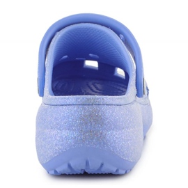 Crocs Classic Platform Glitter Clog W 207241-5Q6 albastru 3