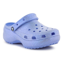 Crocs Classic Platform Glitter Clog W 207241-5Q6 albastru 5