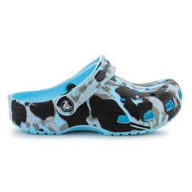 Slapi Crocs Classic Spray camo Clog 208305-441 albastru 10