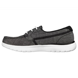 Pantofi Skechers On The Go Flex W 136453 Bkw negru 4