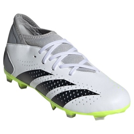 Pantofi adidas Predator Accuracy.3 Fg Jr IE9504 alb alb 3