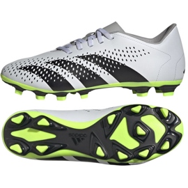 Pantofi Adidas Predator Accuracy.4 FxG M GZ0013 alb alb 4