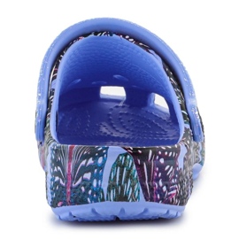 Slapi Crocs Classic Butterfly Clog 208297-5Q7 albastru 5