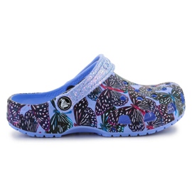 Slapi Crocs Classic Butterfly Clog 208297-5Q7 albastru 6