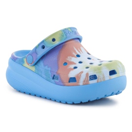 Crocs Classic Tie Dye Cutie Clog K Jr 208083-4KT albastru 5