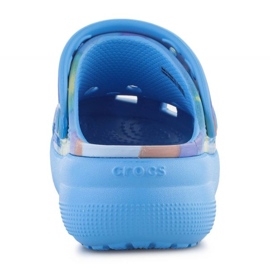 Crocs Classic Tie Dye Cutie Clog K Jr 208083-4KT albastru 9