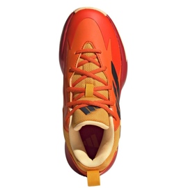 Pantofi de baschet Adidas Cross Em Up Select Jr IE9274 portocale 9