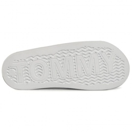 Tommy Hilfiger Sandale Tommy Jeans Flag Pool Slide W EN0EN00474-YBS alb 4
