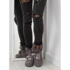 Cizme de zapada gri trappers GF-179 gri 2