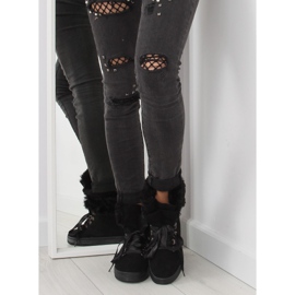 Cizme negre de zapada de la GF-179 negre negru 2