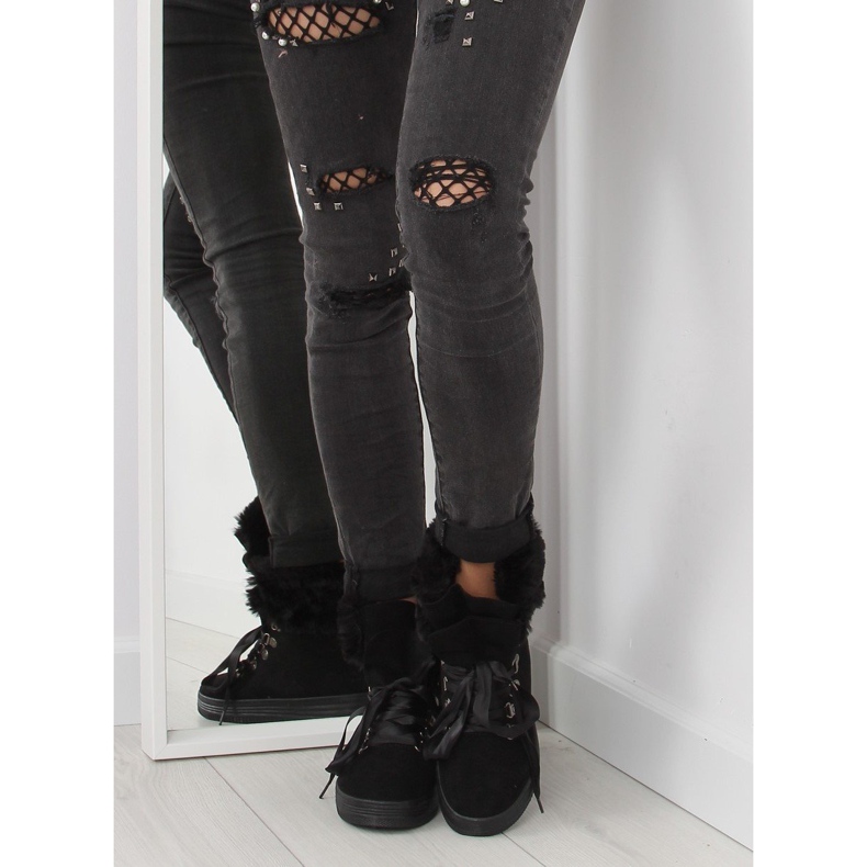 Cizme negre de zapada de la GF-179 negre negru 2