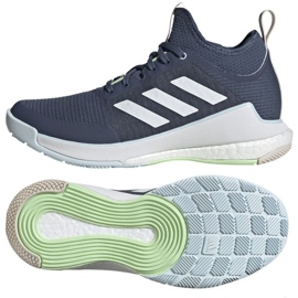 Pantofi de volei Adidas Crazyflight Mid W IG3971 albastru 7