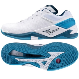 Pantofi de handbal Mizuno Wave Stealth Neo M X1GA200086 alb 4