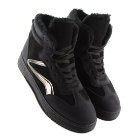 Tenisi negri izolați BOK-1103 negri negru 2