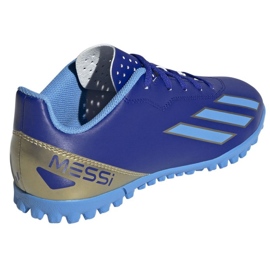 Pantofi Adidas X Crazyfast Club Messi Jr Tf ID0722 albastru 3