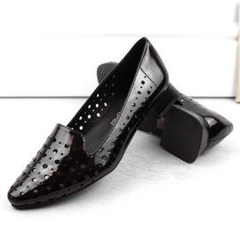 Pantofi patentati M.Daszyński W SAN31A negru 7