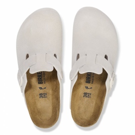 Șlapi Birkenstock Boston Leve 1024731 alb 4