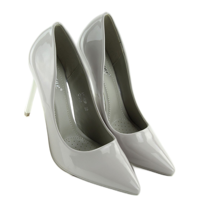 Pompe Silver Heels gri NF03 Gri 2 Pompe Silver Heels gri NF03 Gri 2