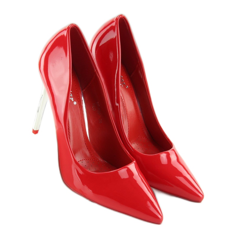 Silver Heels roșii pompe NF03 Red roșu 2