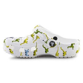 Crocs Classic Character Print Clog 209695-9DH alb 5