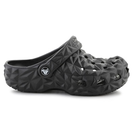 Slapi Crocs Classic Geometric Clog K 209572-001 negru 7