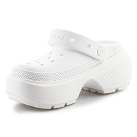 Slapi Crocs Stomp Clog 209347-0WV alb 4