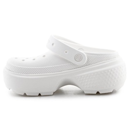 Slapi Crocs Stomp Clog 209347-0WV alb 5