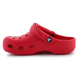 Slapi Crocs Classic Kids Clog 206991-6WC roșu 5