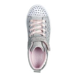 Pantofi Gysl Skechers Led Heather Charms 314787L argint 4