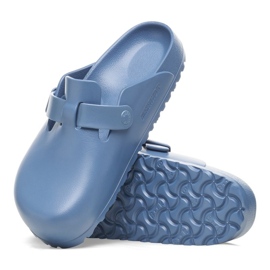 Slapi Birkenstock Boston Eva W 1027259 albastru 6