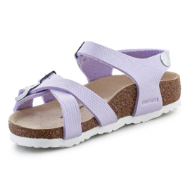 Sandale Birkenstock Kumba Shiny Lizard 1026907 violet 8