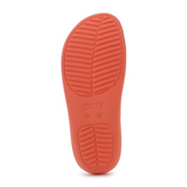 Șlapi Crocs Getaway Platform H-Strap 209409-84F portocale 11