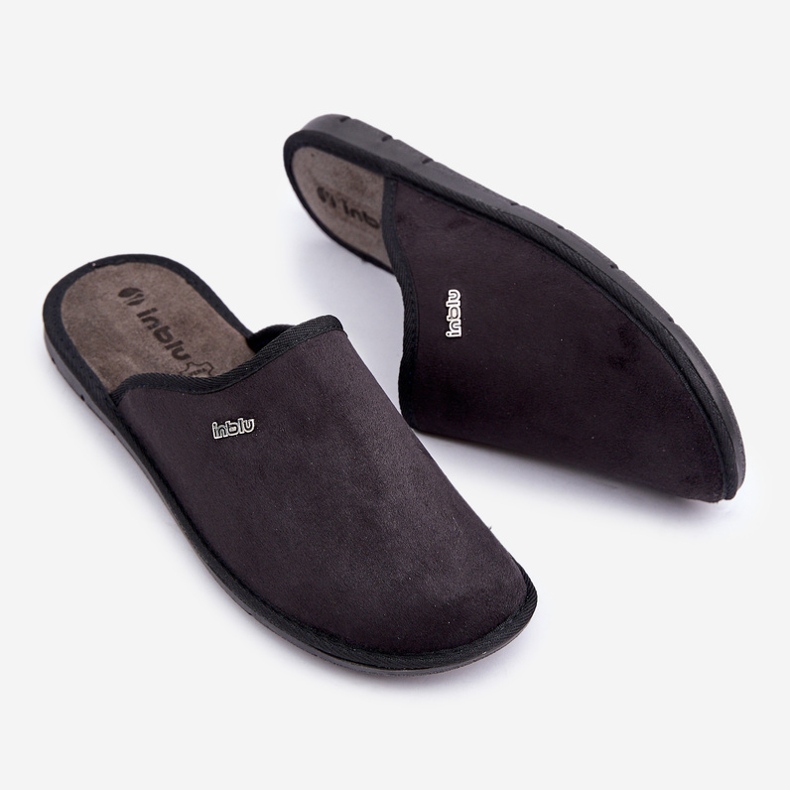 Pantofi de casa barbati Inblu Papuci 9100002H Negru 1