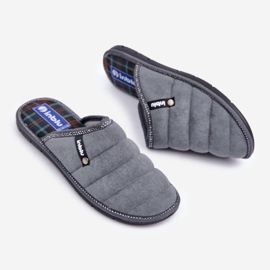 Inblu Pantofi de acasă confortabili pentru bărbați, gri 2 Inblu Pantofi de acasă confortabili pentru bărbați, gri 2