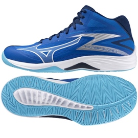 Pantofi de volei Mizuno Thunder Blade Z Mid M V1GA237501 albastru 4