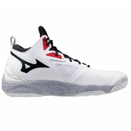 Pantofi de volei Mizuno Wave Momentum 3 Mid M V1GA231796 alb 5
