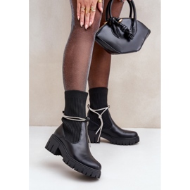 Step in style Cizme Model Dinarca 1987-H58 Negru - Pas in stil 1