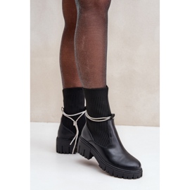 Step in style Cizme Model Dinarca 1987-H58 Negru - Pas in stil 2