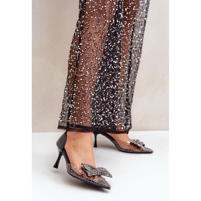 Step in style Tocuri înalte Model Laviri SQC-161 Black - Pas în stil negru 1