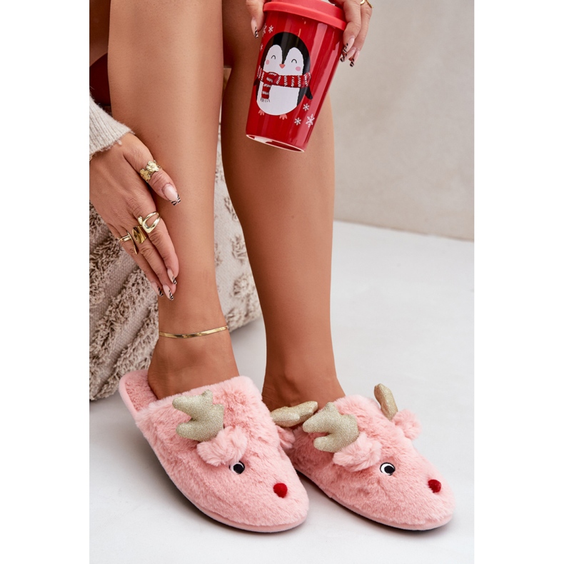 Step in style Papuci Model Asielle YL-54 Pink - Pas in stil roz 1