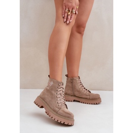 Step in style Cizme Model Nariri 9568A-2 Bej Inchis - Pas in stil 1
