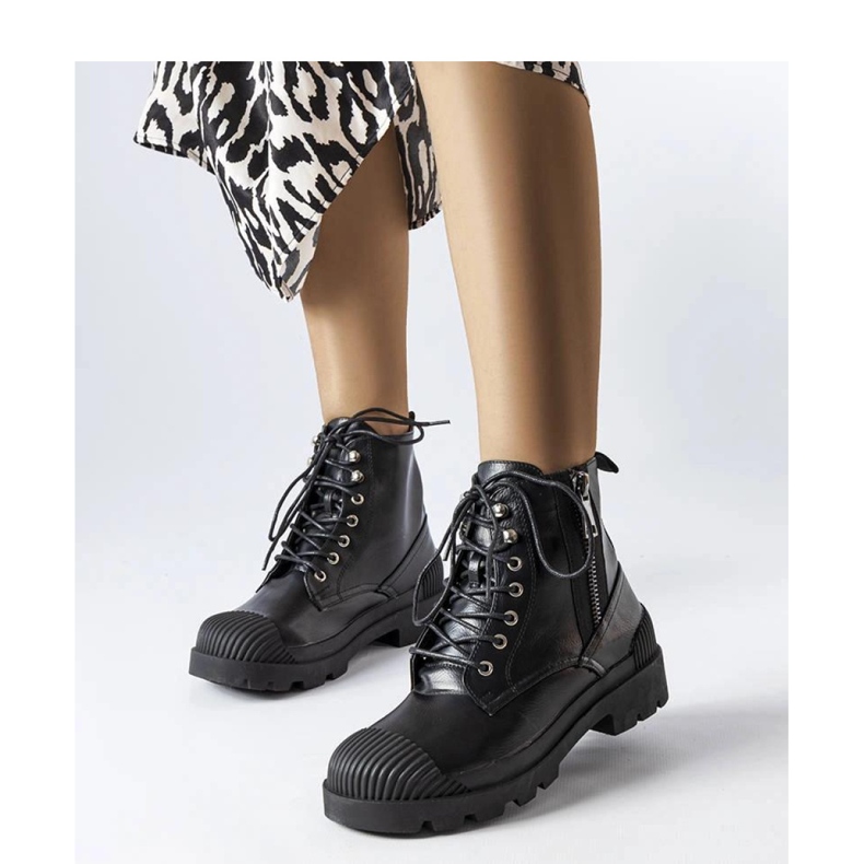 Cai de bătaie pentru femei negre Shell - Solea negru 1