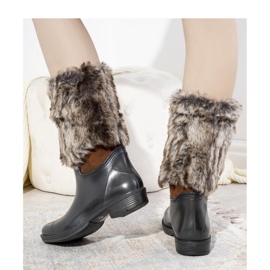 Cizme negre cu blana de la Corrales - Solea negru 1