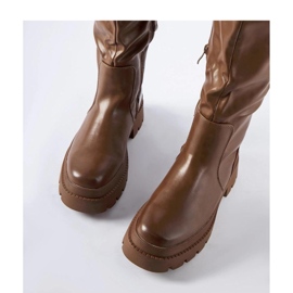 Cizme clasice plate maro de Christien - Solea 1